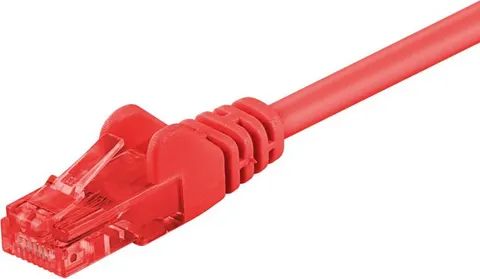 GOOBAY καλώδιο δικτύου 68436, CAT 6 U/UTP, CCA, 250MHz, 0.50m, κόκκινο