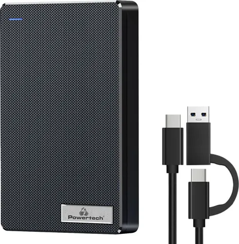 POWERTECH θήκη για 2.5" SATA HDD/SSD PT-1232, 5Gbps, μαύρη