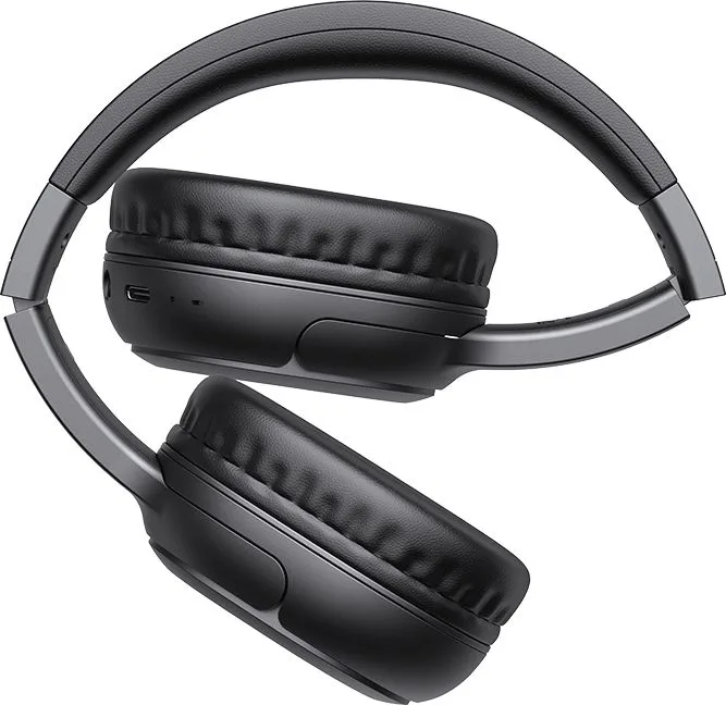 USAMS headphones YG23, ασύρματα & ενσύρματα, Φ40mm, 300mAh, μαύρα — εικόνα 5