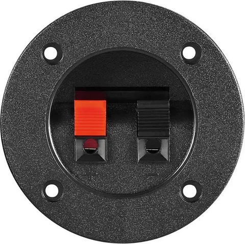 POWERTECH τερματικό ηχείου CAB-V037, Φ75mm, μαύρο