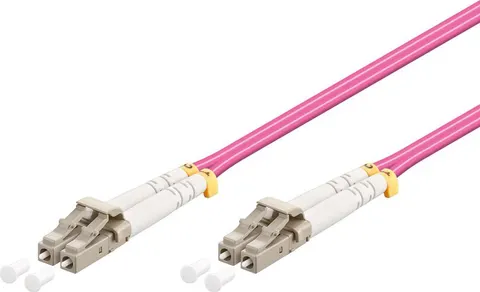 GOOBAY καλώδιο οπτικής ίνας LC-UPC 95934, Multimode OM4, 1m, βιολετί