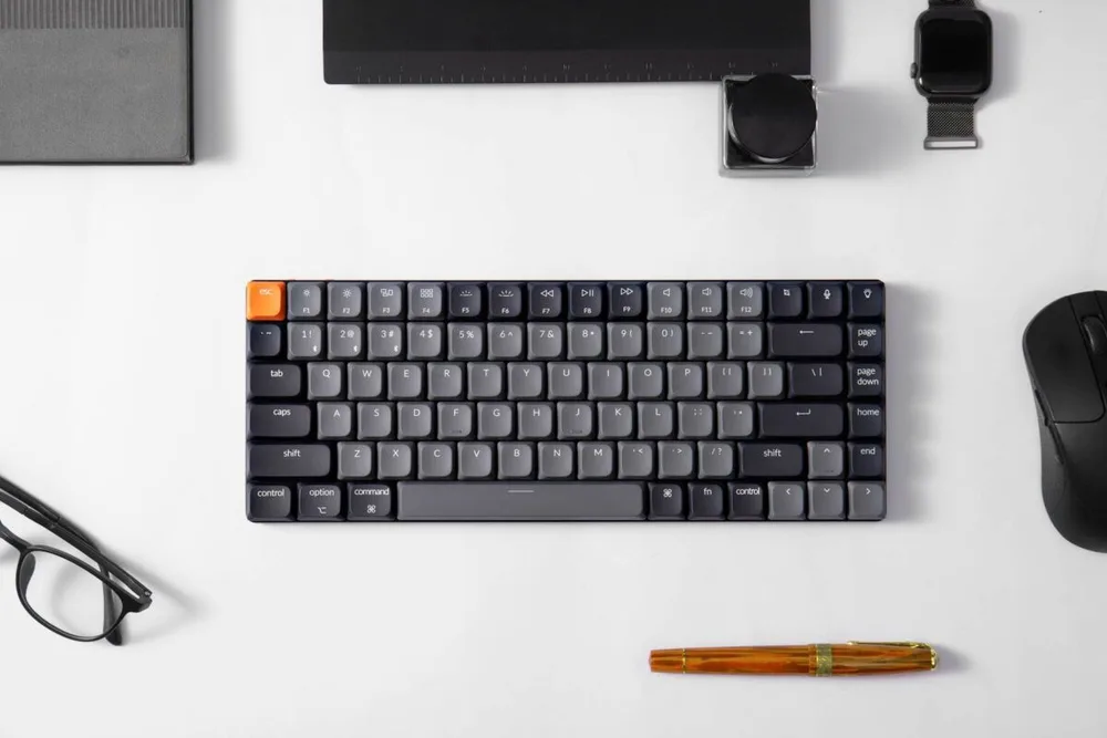 Keychron K3 V3 (K3X-B1) QMK Wireless Mechanical Keyboard Red Switch RGB 75% US Layout — εικόνα 3