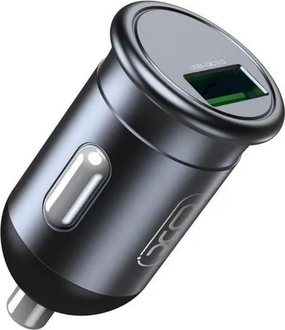 XO CC46 φορτιστής ΑΥΤΟΚΙΝΗΤΟΥ QC3.0 18W, 1 θύρα, μαύρο
