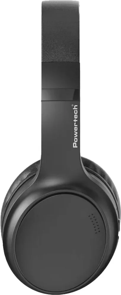 POWERTECH headphones PT-1463, ενσύρματα & ασύρματα, ANC, 40mm, 500mAh, μαύρα — εικόνα 3