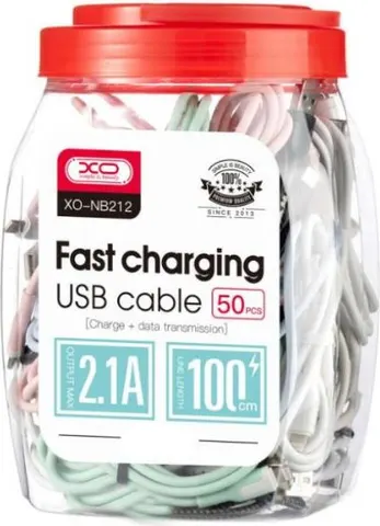 XO NB212 2.1A καλώδιο φόρτισης Lightning (50pcs/Bottle)