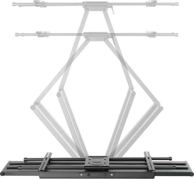 BRATECK επιτοίχια βάση τηλεόρασης LPA49-486XLD, 43-90", 80kg, heavy duty, full motion — εικόνα 3