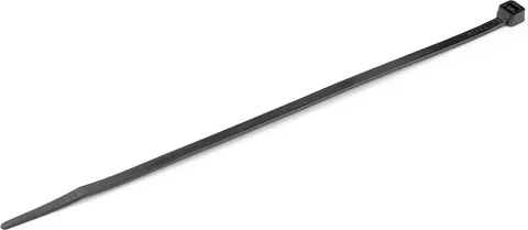 POWERTECH δεματικά καλωδίων TIES-060, 400x4.8mm, μαύρα, 100τμχ