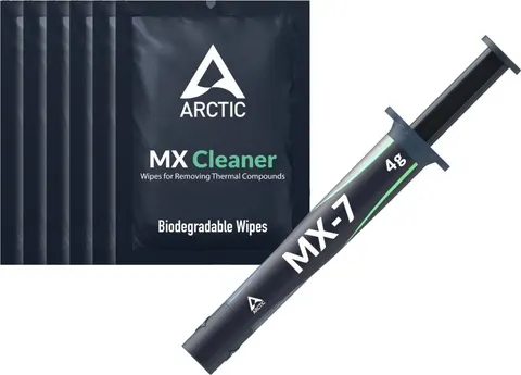 Arctic MX-7 (4g) with 6pcs MX Cleaner - High Performance Thermal Compound