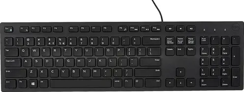 Dell KB216 Multimedia Keyboard Wired USB Black Belgian New Open Box