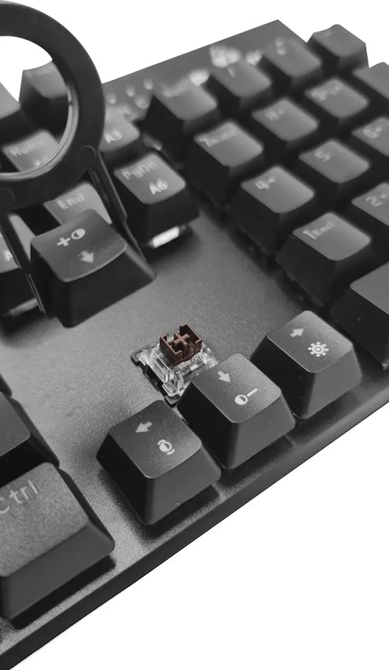 POWERTECH gaming μηχανικό πληκτρολόγιο PT-1254, ενσύρματο, RGB, μαύρο — εικόνα 6