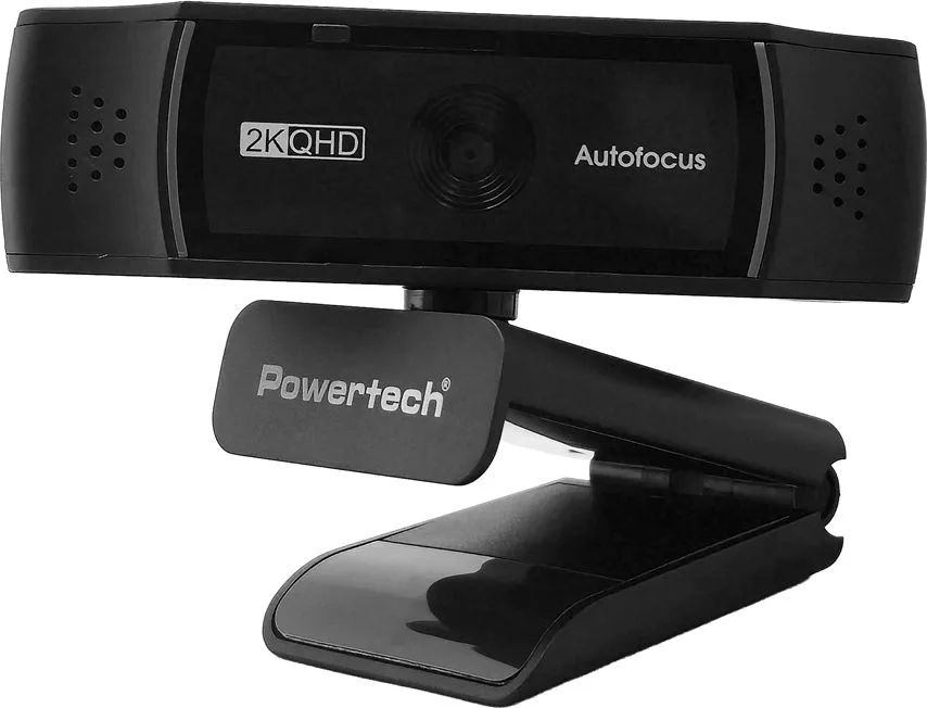 POWERTECH web camera PT-1428, 5MP, 2K QHD, αυτόματη εστίαση, 1.5m, μαύρη — εικόνα 3