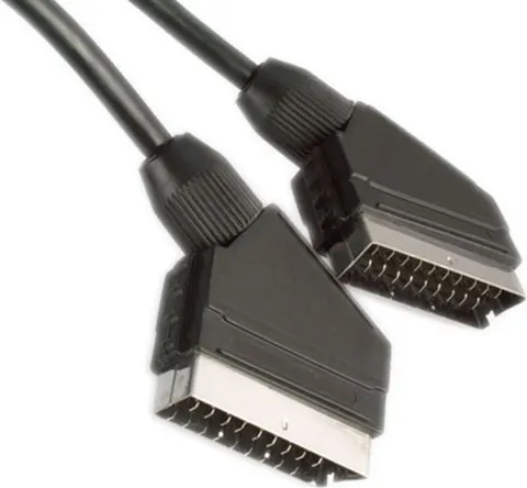 POWERTECH καλώδιο Scart 21pin σε Scart 21pin CAB-S003, 3m, μαύρο