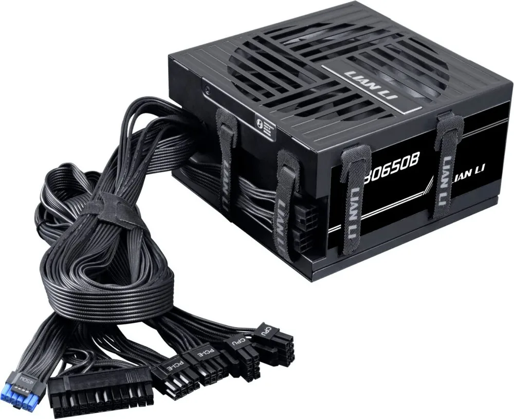 LIAN LI RB0650 - 650W 80+ Bronze PSU - PCIe Gen 5.1 12+4pin - Intel ATX 3.1 - 135mm low-noise fan — εικόνα 2