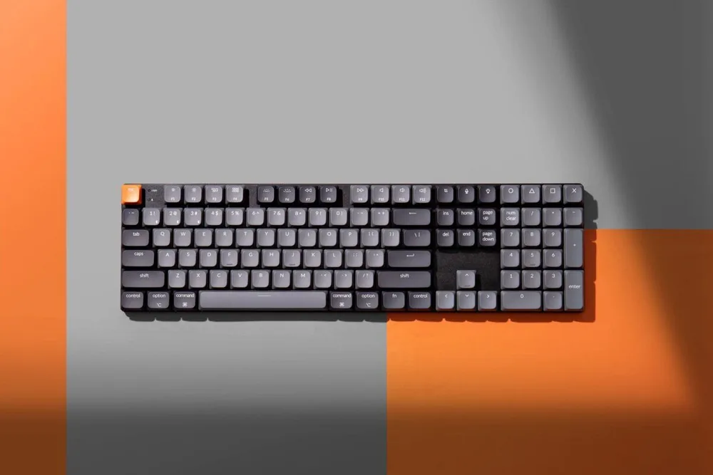 Keychron K5 V2 (K5X-B4) QMK Wireless Mechanical Keyboard Banana Switch RGB 100% US Layout — εικόνα 4