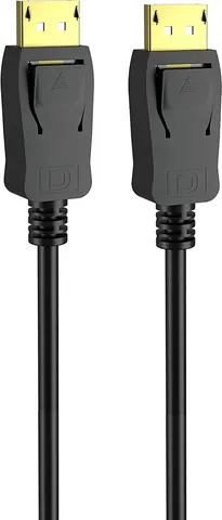 POWERTECH καλώδιο DisplayPort 1.2 CAB-DP045, 4K/60Hz, copper, 2m, μαύρο