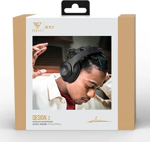 DOQAUS headphones DESIGN 2, ασύρματα & ενσύρματα, Φ40mm, 600mAh, μαύρα — εικόνα 9
