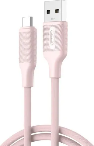 XO NB265 καλώδιο φόρτισης Minimalist Series Type-C, ροζ