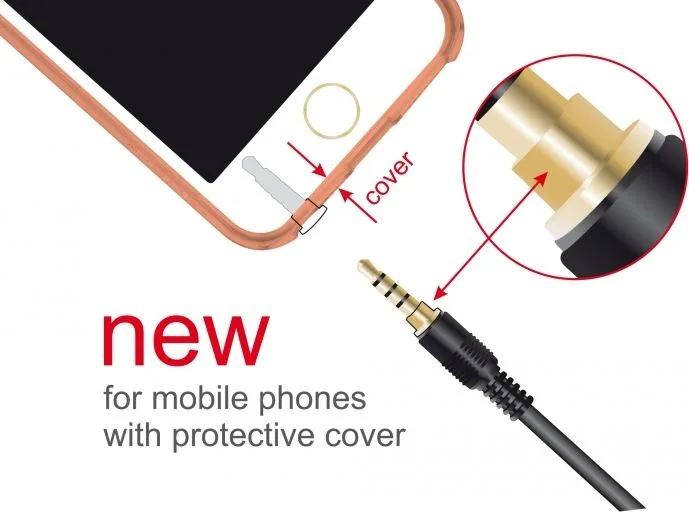 DELOCK Καλώδιο Jack stereo σε Jack stereo 4pin 3.5mm, 90°, μαύρο, 1m — εικόνα 2