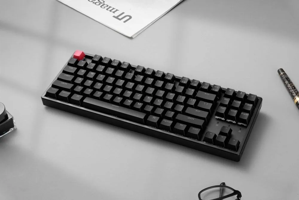 Keychron K8 V2 (K8X-C1) QMK Wireless Mechanical Keyboard Red Switch RGB 80% US Lay Aluminum Frame — εικόνα 3