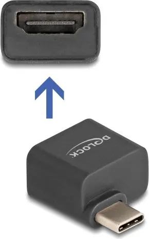 DELOCK αντάπτορας USB-C σε HDMI 64256, 4K/30Hz, μαύρος