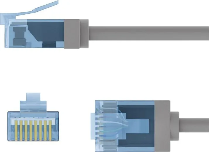 GOOBAY καλώδιο δικτύου 74228, CAT 6A U/UTP, ultra slim, copper, 500MHz, 15m, γκρι — εικόνα 7