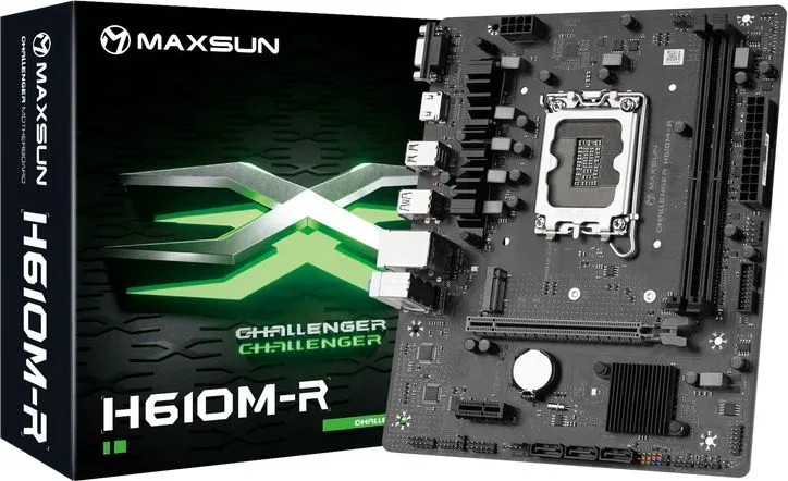 MAXSUN μητρική Challenger H610M-R V2, 2x DDR4, s1700, USB 3.2, 1G LAN, M-ATX — εικόνα 4