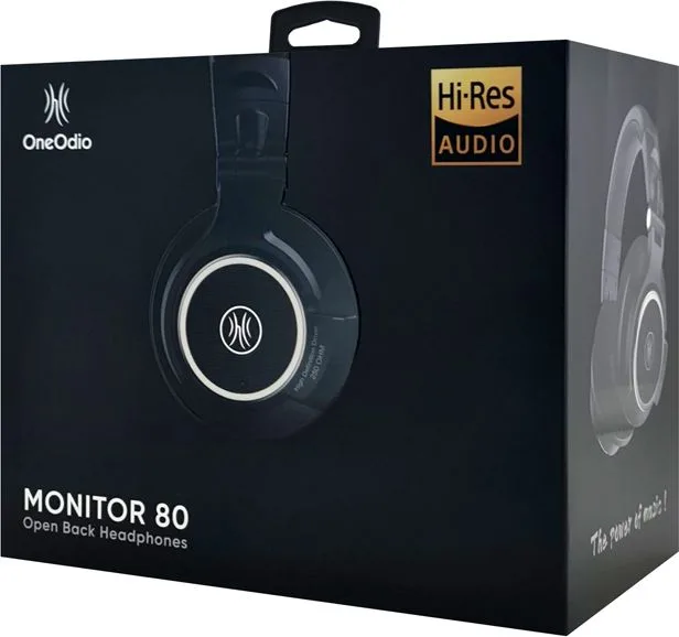 ONEODIO headset Monitor 80, 6.35mm & 3.5mm σύνδεση, Hi-Res, 40mm, μαύρο — εικόνα 8