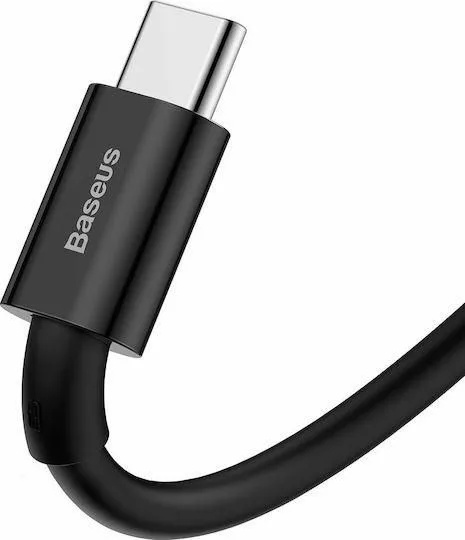 BASEUS Superior Series, καλώδιο ΓΡΗΓΟΡΗΣ φόρτισης, Type-C, 66W, 2M, μαύρο — εικόνα 4