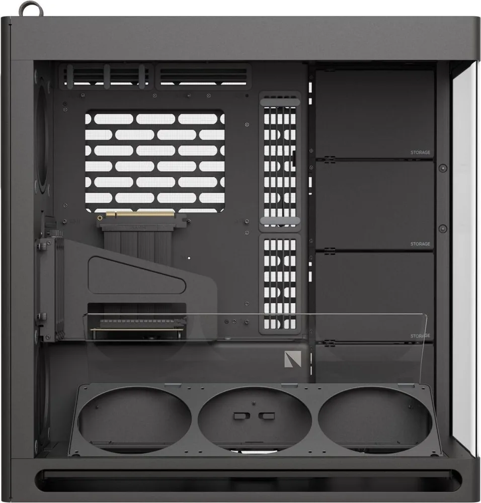 HAVN HS 420 VGPU black Premium Midi Tower Case - with vertical GPU support — εικόνα 5