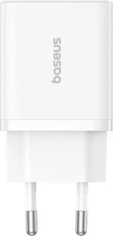 BASEUS Cube, φορτιστής ΓΡΗΓΟΡΗΣ φόρτισης, 2 ΘΥΡΕΣ, 20W, λευκό — εικόνα 2