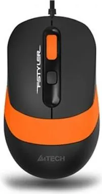 Ποντίκι ενσύρματο A4Tech (Μαυρο-Πορτοκαλι) 1600 DPI