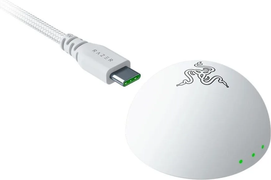 Razer DEATHADDER V4 PRO WHITE - 57g Wireless Gaming Mouse - Ergonomic - 120 Hours Battery - 45K DPI — εικόνα 5