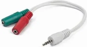 CABLEXPERT καλώδιο ήχου 3.5mm 4-PIN ΑΡΣΕΝΙΚΟ ΣΕ 3.5mm Stereo+mic