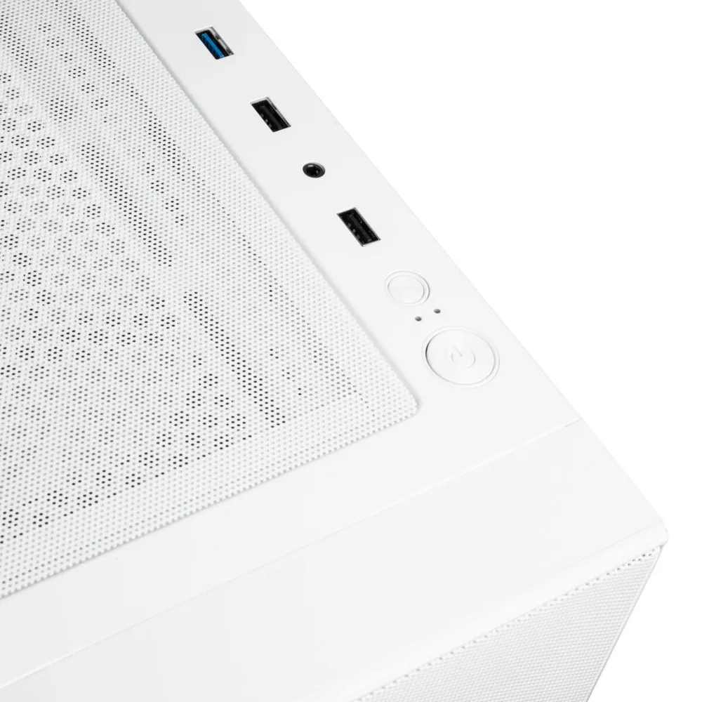 Kolink Observatory HF Mesh ARGB Midi Tower Case - White (with 6 ARGB fans - 3x140mm & 3x120mm ) — εικόνα 9