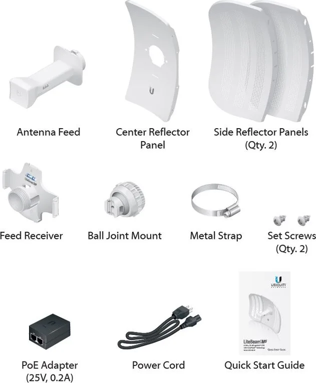 UBIQUITI LiteBeam M5 airMAX CPE Access Point LBE-M5-23, 23dBi, 5GHz — εικόνα 3