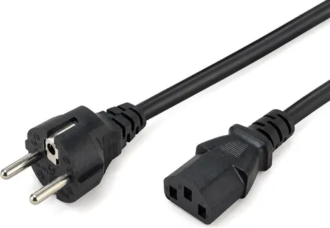 POWERTECH καλώδιο τροφοδοσίας CAB-P052, 3x 0.75mm², CCS, 2m, μαύρο