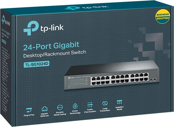 TP-LINK Desktop/Rackmount Switch TL-SG1024D 24 Θυρών, V11.40 — εικόνα 3