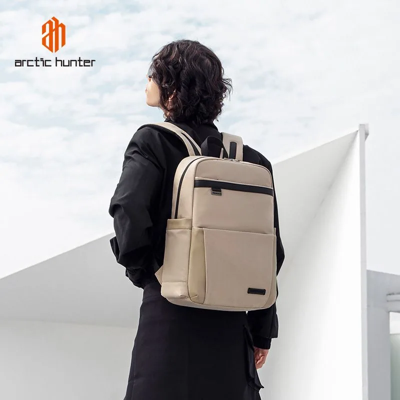 ARCTIC HUNTER τσάντα πλάτης B00811 με θήκη laptop 15.6", 16.5L, χακί — εικόνα 2