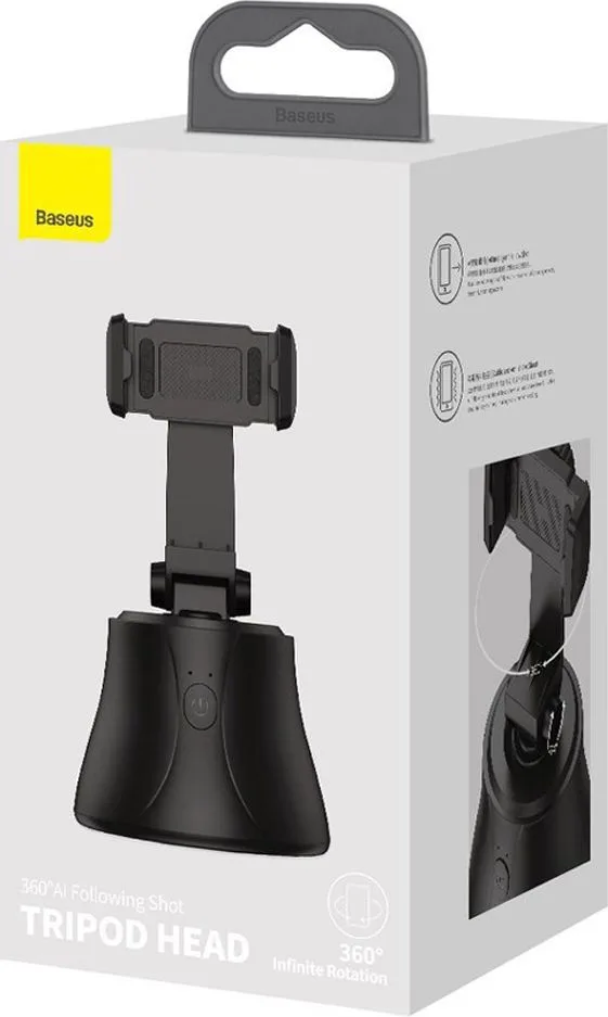BASEUS smart βάση για smartphone με tracking, SUYT-B01, μαύρη — εικόνα 4
