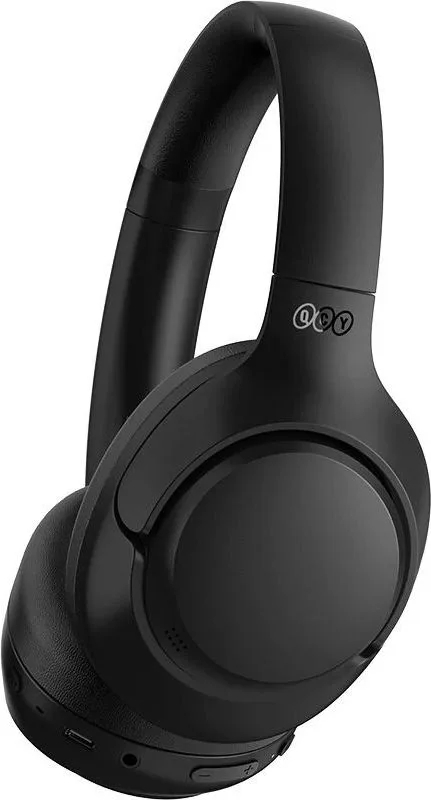 QCY H3 High-Res Headset Black w. Mic, Active Noise Canceling with 4 mode ANC 60h Multipoint — εικόνα 2