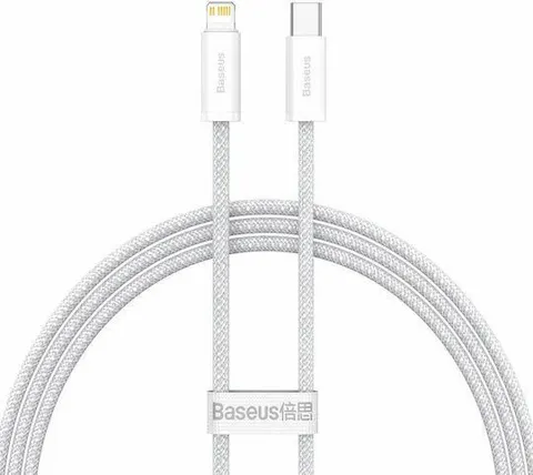 BASEUS Dynamic Series, καλώδιο ΓΡΗΓΟΡΗΣ φόρτισης, Type-C ΣΕ Lightning, 20W, 1m, λευκό