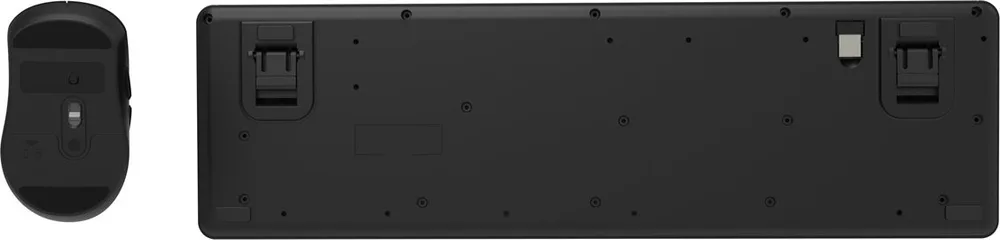 POWERTECH set ασύρματο ποντίκι & πληκτρολόγιο PT-1541, 2.4GHz, αθόρυβο, μαύρο — εικόνα 2