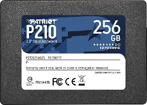 Patriot P210, 256GB 2.5"/SATA3 500/400MBs 50K/30K