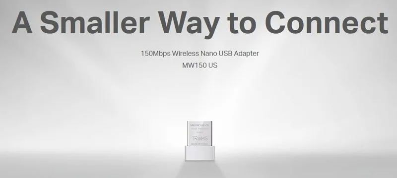 MERCUSYS ασύρματος USB αντάπτορας δικτύου MW150US, 150Mbps, Ver. 2 — εικόνα 4