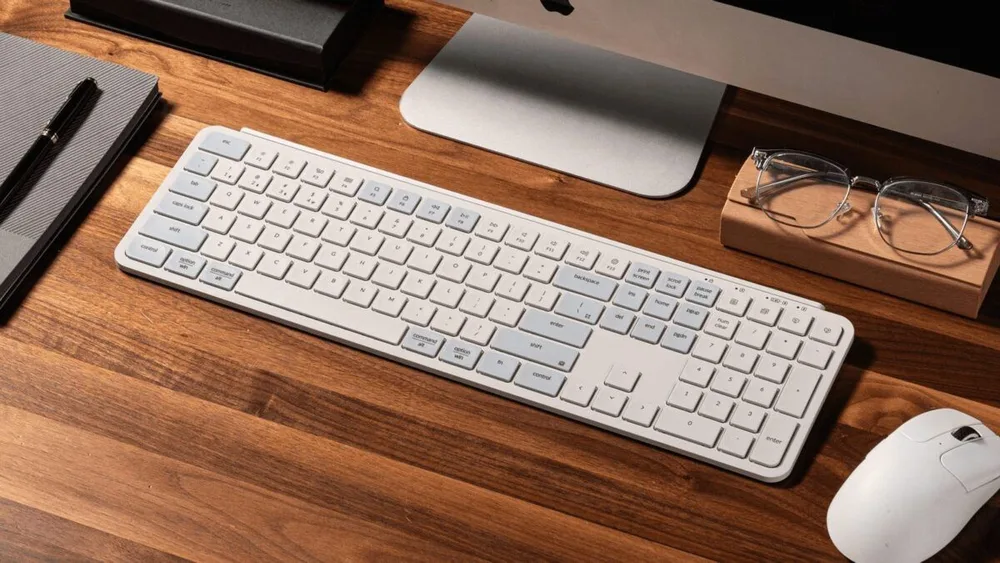 Keychron B6 Pro (B6P-K11) Ultraslim Wireless Keyboard ZMK Online customization - Retro Blue 100% US — εικόνα 3