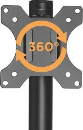 BRATECK βάση γραφείου για 2x οθόνες LDT40-G02, 17-32", έως 8kg — εικόνα 3