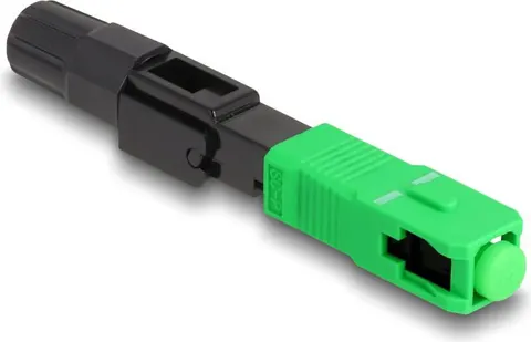 DELOCK σύνδεσμος οπτικής ίνας SC Simplex 87989, μαύρος