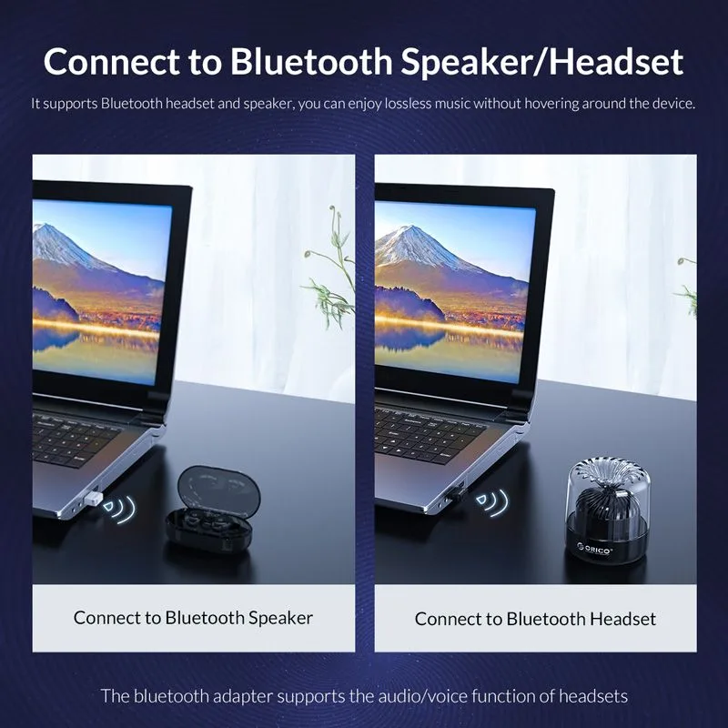ORICO USB αντάπτορας Bluetooth 5.0 BTA-508, μαύρος — εικόνα 4