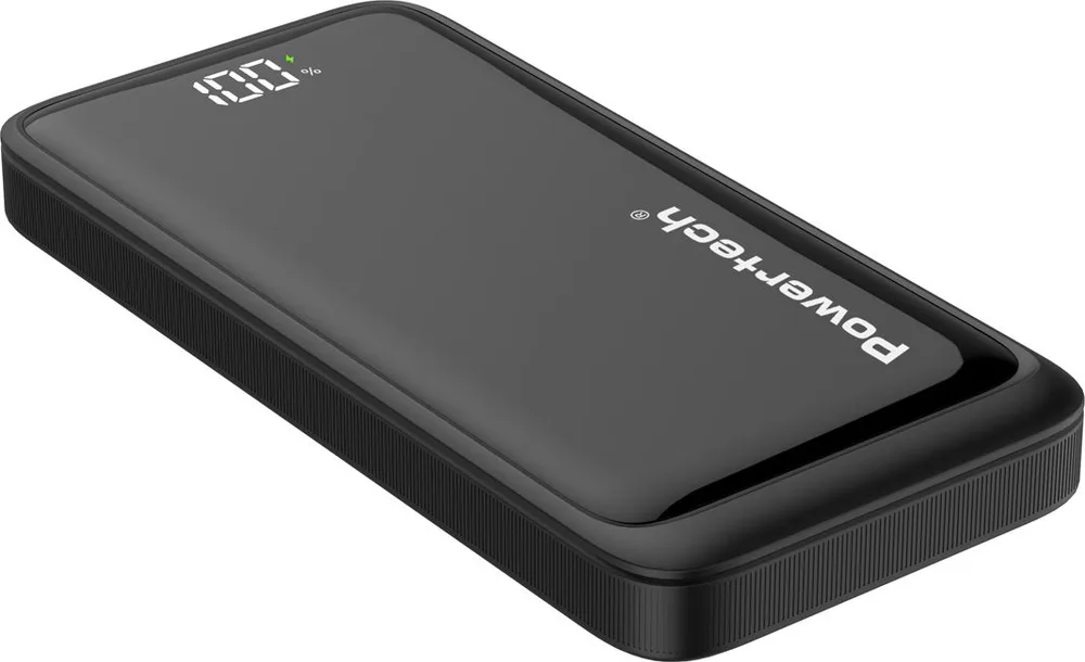 POWERTECH power bank PT-1326 με οθόνη, 10000mAh, 22.5W, μαύρο — εικόνα 3