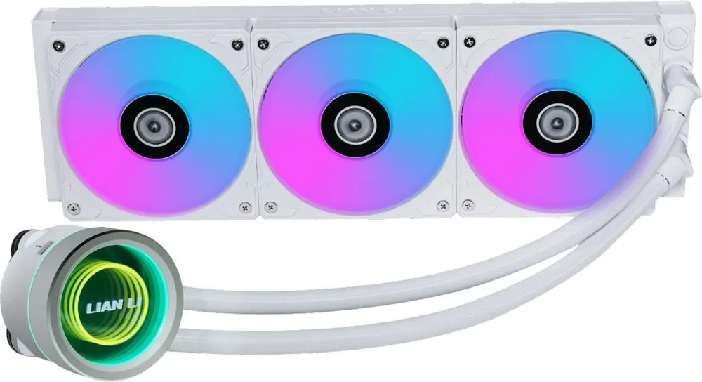 LIAN LI Galahad II Trinity 360 White - AIO GPU Liquid Cooler with ARGB Fans — εικόνα 3